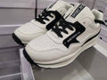 Womens Leather Breathable Platform Low Top Trainers