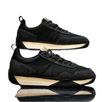 Mens Breathable Low Top Lace Up Round Toe Trainers