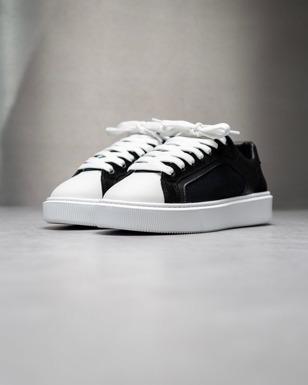 Blaekh Staple Black White Trainers