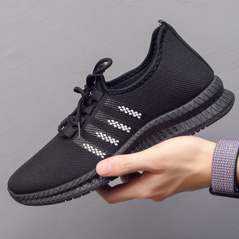 Mens Breathable Mesh Lightweight Round Toe Running Trainers