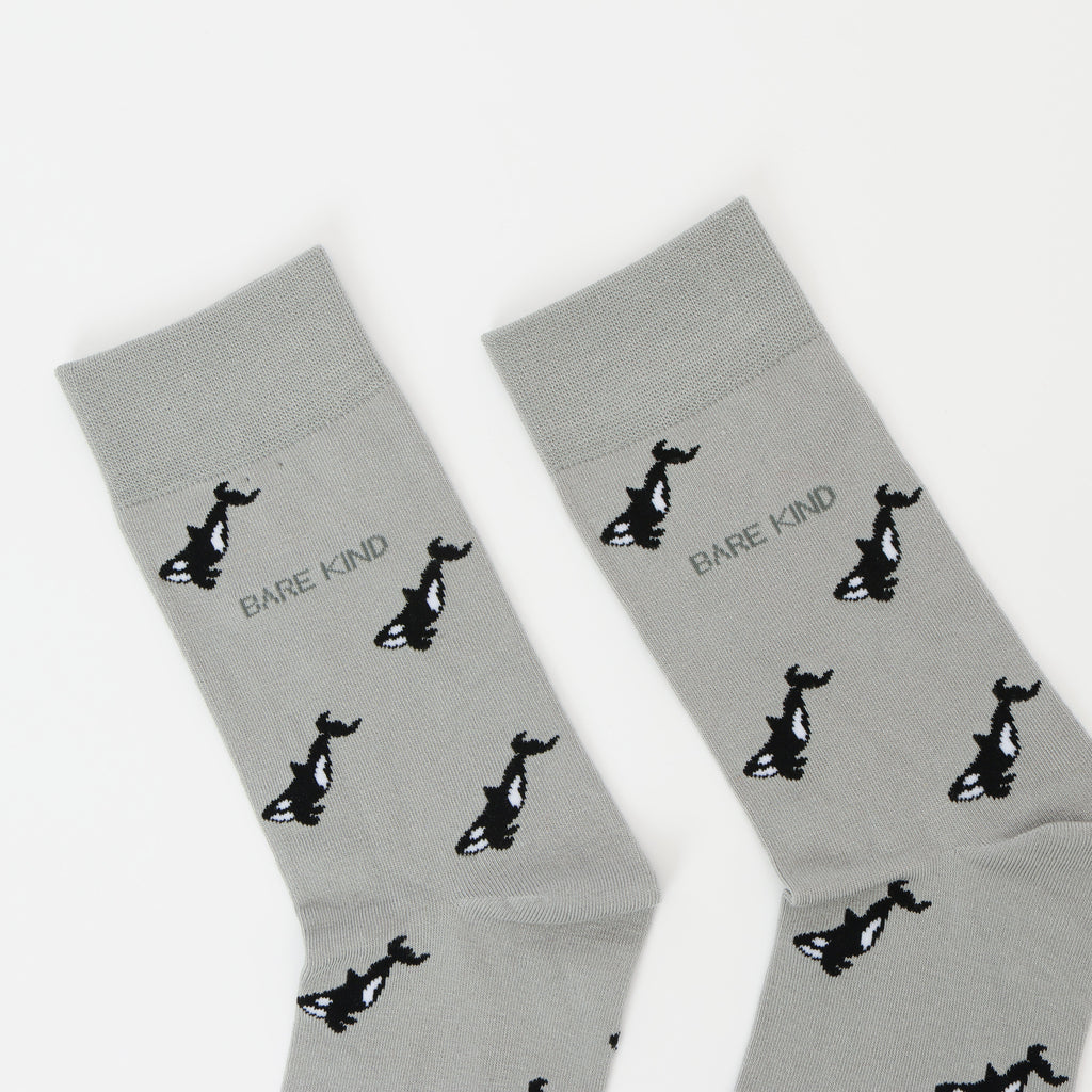 Bare Kind Save the Orca Small Motif Socks