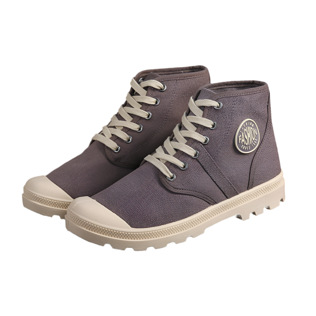 Canvas Wedge Heel Trainers