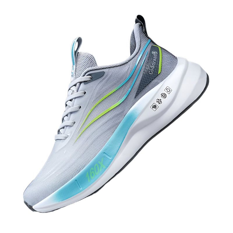 Mens Non Slip Breathable Low Top Lace Up Running Trainers