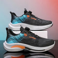 Mens Breathable Mesh Low Top Buckle Strap Running Trainers