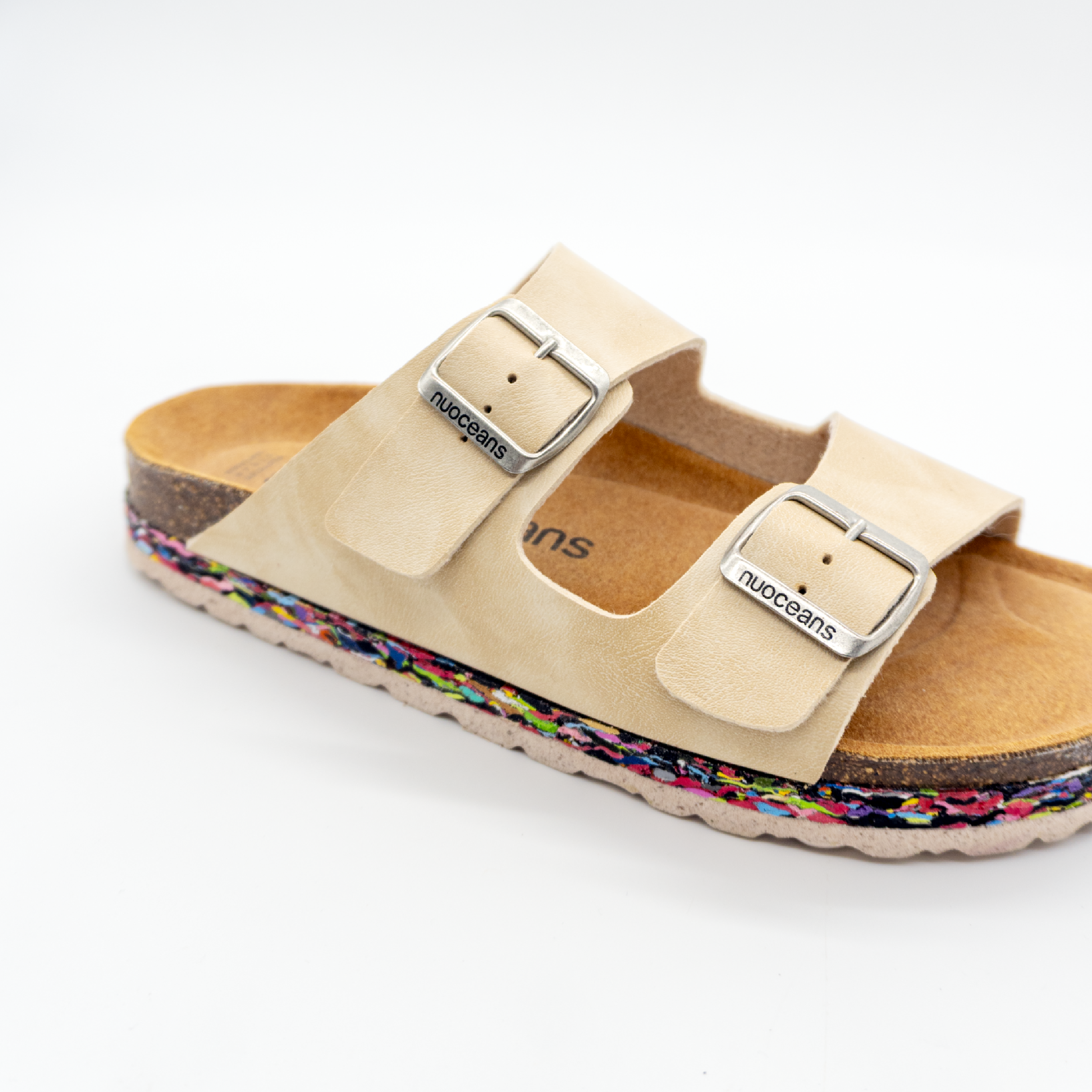 Nuoceans Pebble Beige Vegan Sandals