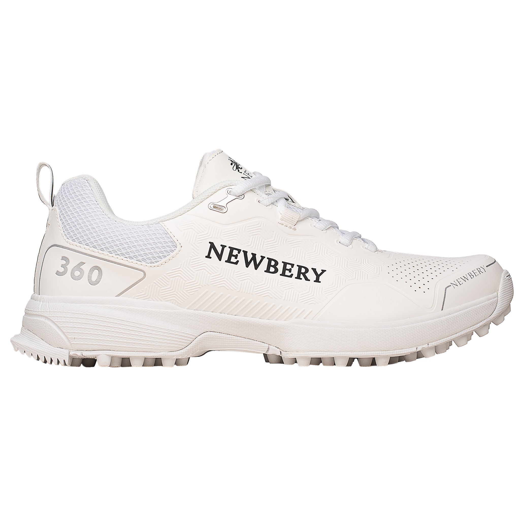 Newbery 360 Full White Pimple Cricket Shoes