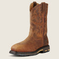 Ariat 10016568 WorkHog Wide Square Toe Australia Steel Toe Work Boot Toast