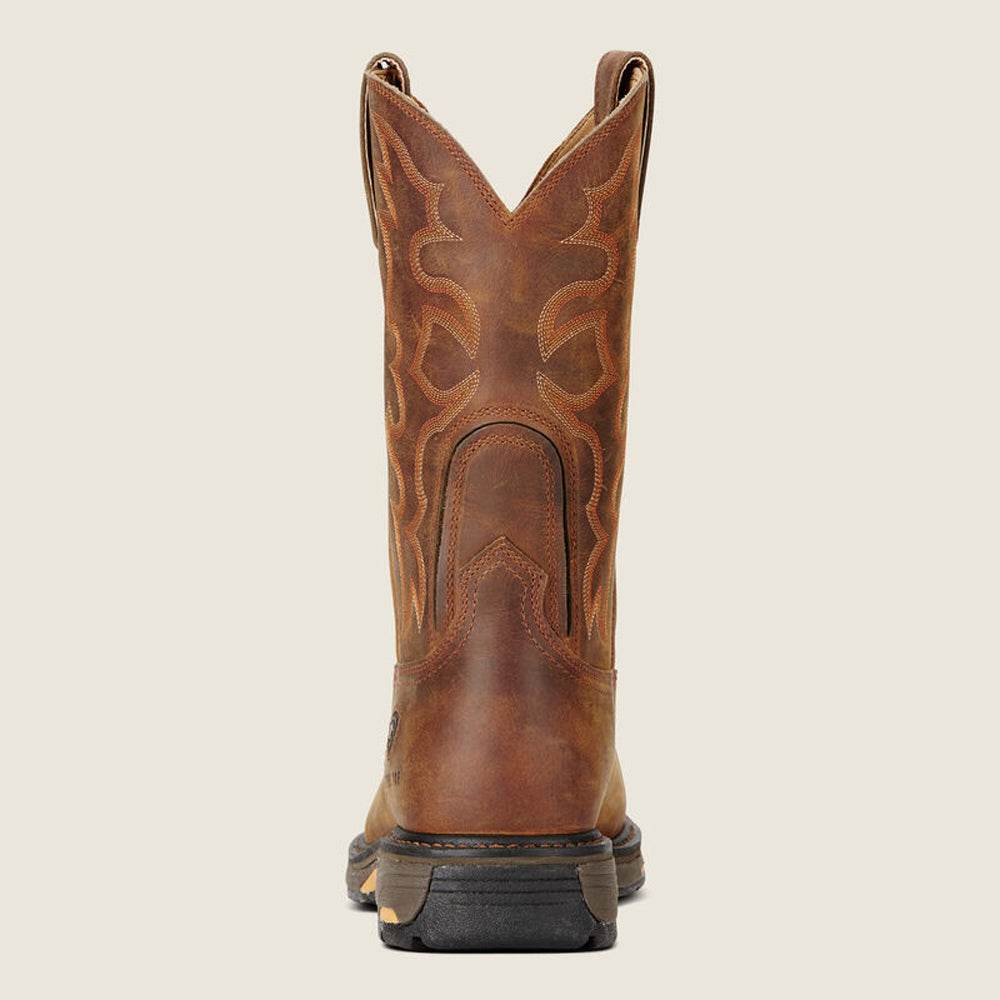 Ariat 10016568 WorkHog Wide Square Toe Australia Steel Toe Work Boot Toast