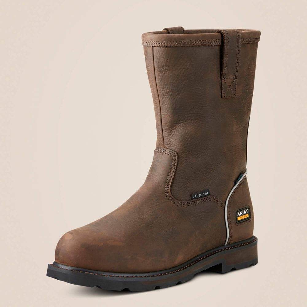 Ariat 10020112 Groundbreaker Waterproof Safety Work Boot Brown