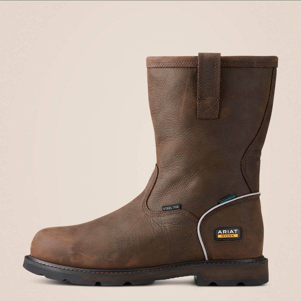 Ariat 10020112 Groundbreaker Waterproof Safety Work Boot Brown