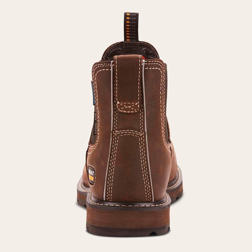 Ariat 10025000 Groundbreaker Chelsea Dealer Waterproof Safety Work Boot Dark Brown