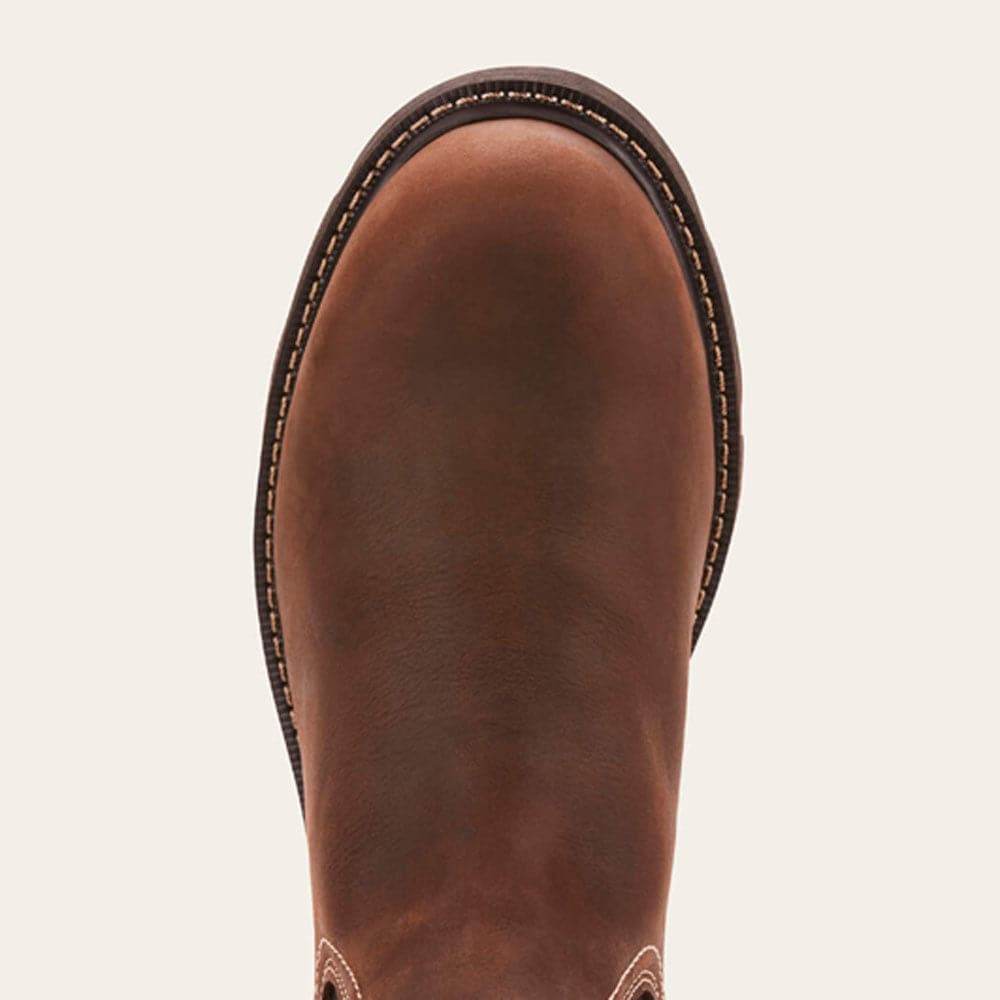 Ariat 10025000 Groundbreaker Chelsea Dealer Waterproof Safety Work Boot Dark Brown