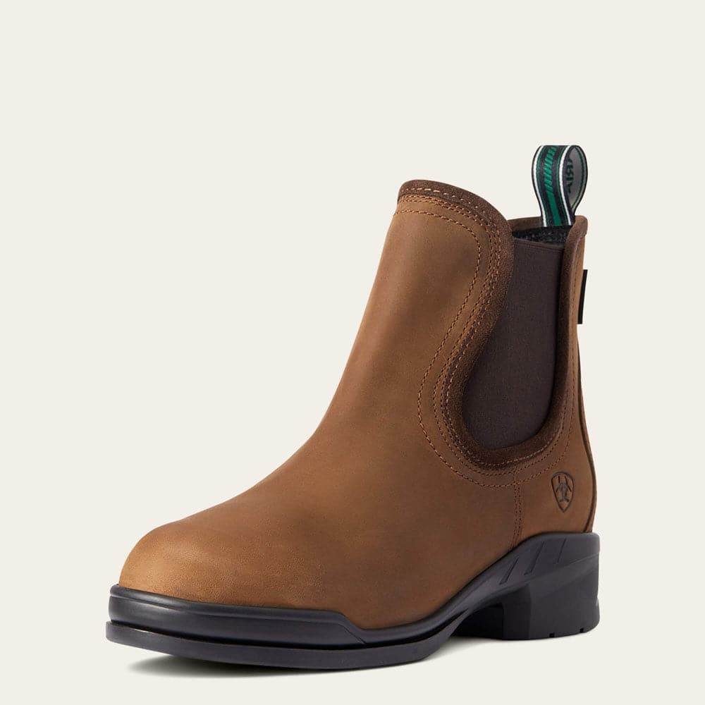 Ariat Womens 10038315 Keswick Safety Paddock Safety Boots Distressed Brown