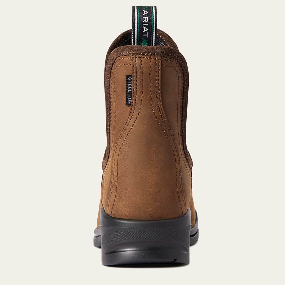 Ariat Womens 10038315 Keswick Safety Paddock Safety Boots Distressed Brown
