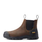 Ariat 10044475 Treadfast Chelsea Waterproof Steel Toe Dealer Boots Brown