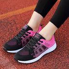 Womens EVA Non Slip Breathable Lace Up Running Trainers