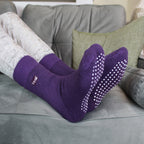 THMO 1 Pack Kids Indoor Thermal Slipper Socks with Grips (3 Sizes)