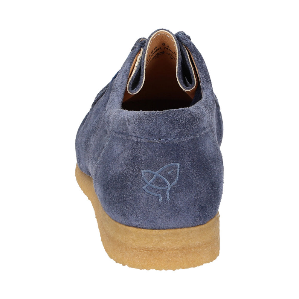 Sioux Tils Grashopper 001 Blue Suede Moccasins