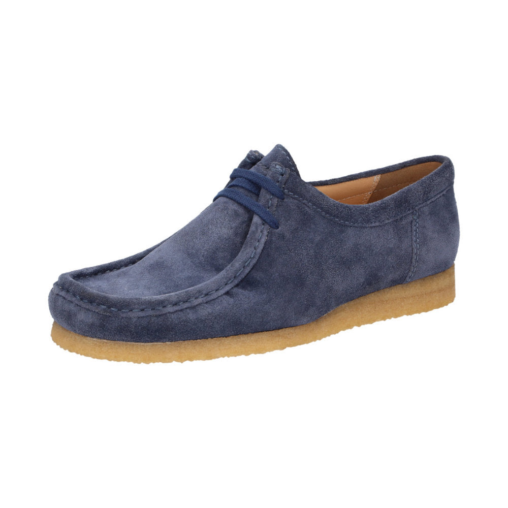 Sioux Tils Grashopper 001 Blue Suede Moccasins