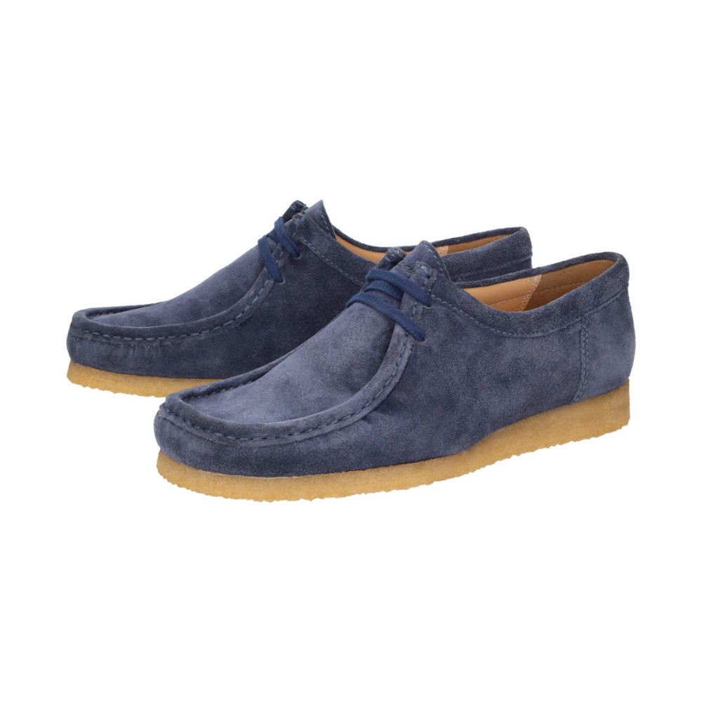 Sioux Tils Grashopper 001 Blue Suede Moccasins