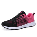 Womens EVA Non Slip Breathable Lace Up Running Trainers