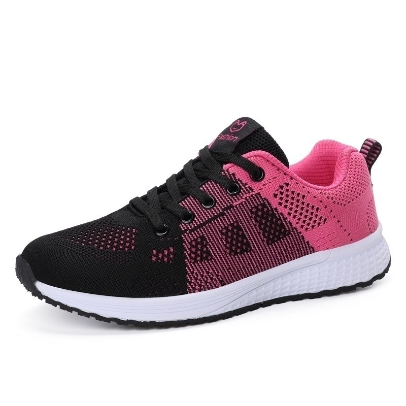 Womens EVA Non Slip Breathable Lace Up Running Trainers