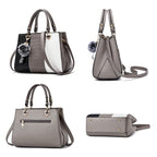 Womens Wave Shoulder Messenger Tote Bag