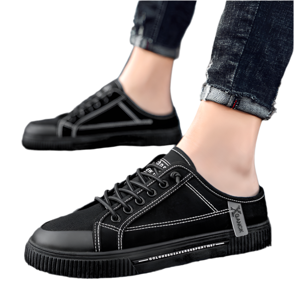 Mens Breathable Mesh Non Slip Low Top Round Toe Trainers