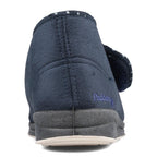 Padders Cherish Navy Ladies 2E Wide Fit Bootee Slippers