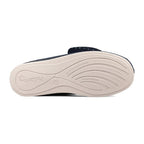 Padders Cherish Navy Ladies 2E Wide Fit Bootee Slippers