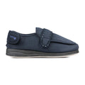 Padders Enfold Navy Ladies 2E Wide Fit Slippers