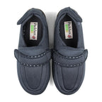 Padders Enfold Navy Ladies 2E Wide Fit Slippers