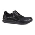 Padders Indigo Black Combi Ladies Dual Fit 2E-3E extra Wide Fit Leather Shoes
