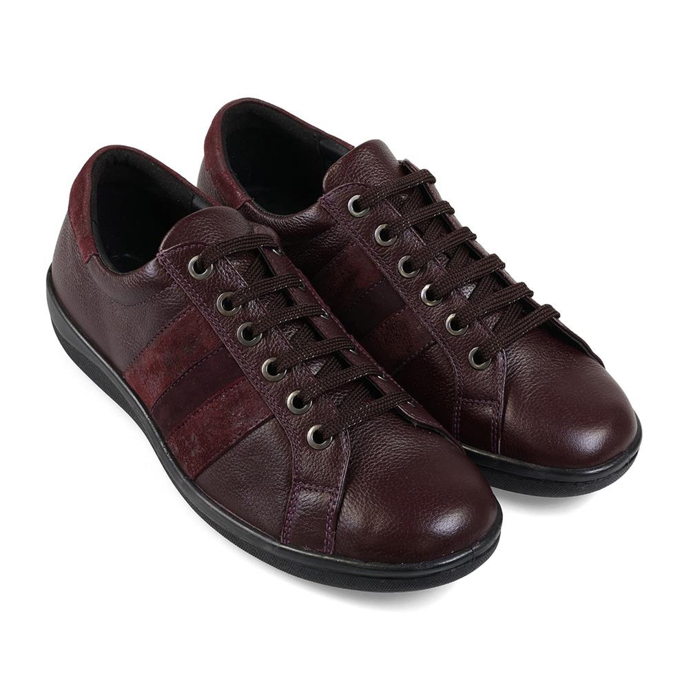 Padders Meteor Plum Ladies E Wide Fit Leather Shoes