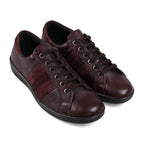 Padders Meteor Plum Ladies E Wide Fit Leather Shoes