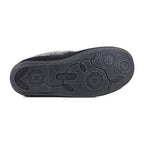 Padders Shae Black Sparkle Cord Ladies Dual Fit 2E-3E extra Wide Fit Slippers
