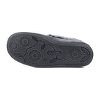 Padders Shae Grey Sparkle Cord Ladies Dual Fit 2E-3E extra Wide Fit Slippers