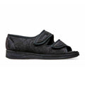 Padders Lydia Black Ladies 2E Wide Fit Slippers