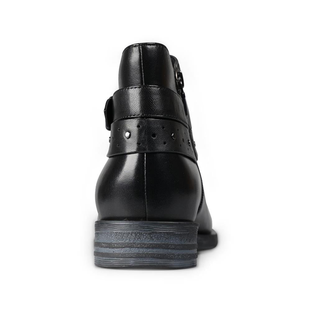 Van Dal Fiesta II X Black Leather EE Wide Fit Ankle Boots