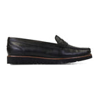 Van Dal Eloise Black Leather EE Wide Fit Loafers