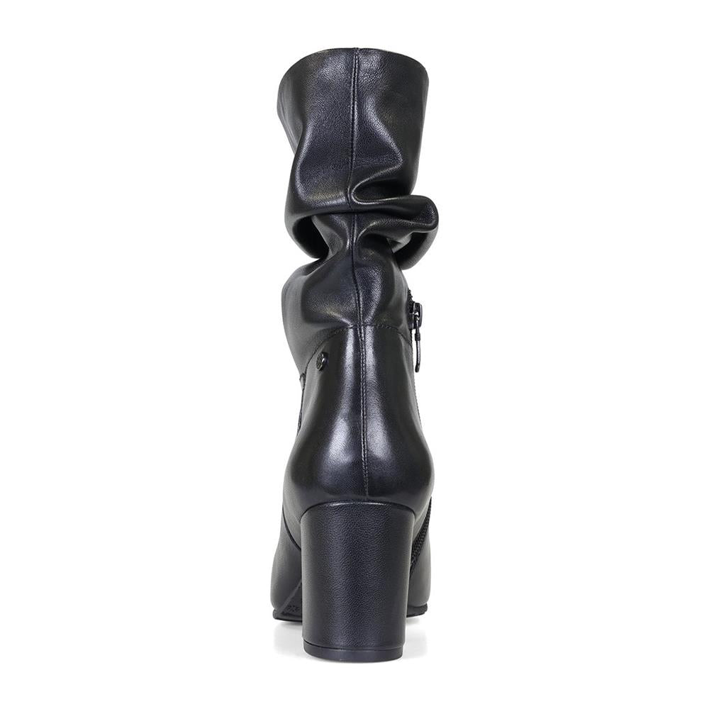 Van Dal Maddie Black Leather EE Wide Fit High Boots