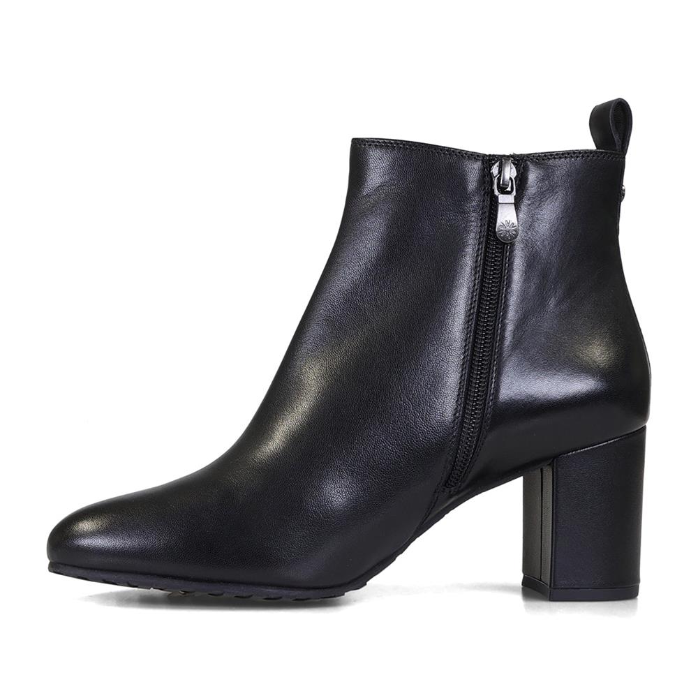 Van Dal Arabella Black Leather EE Wide Fit Ankle Boots