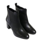 Van Dal Arabella Black Leather EE Wide Fit Ankle Boots