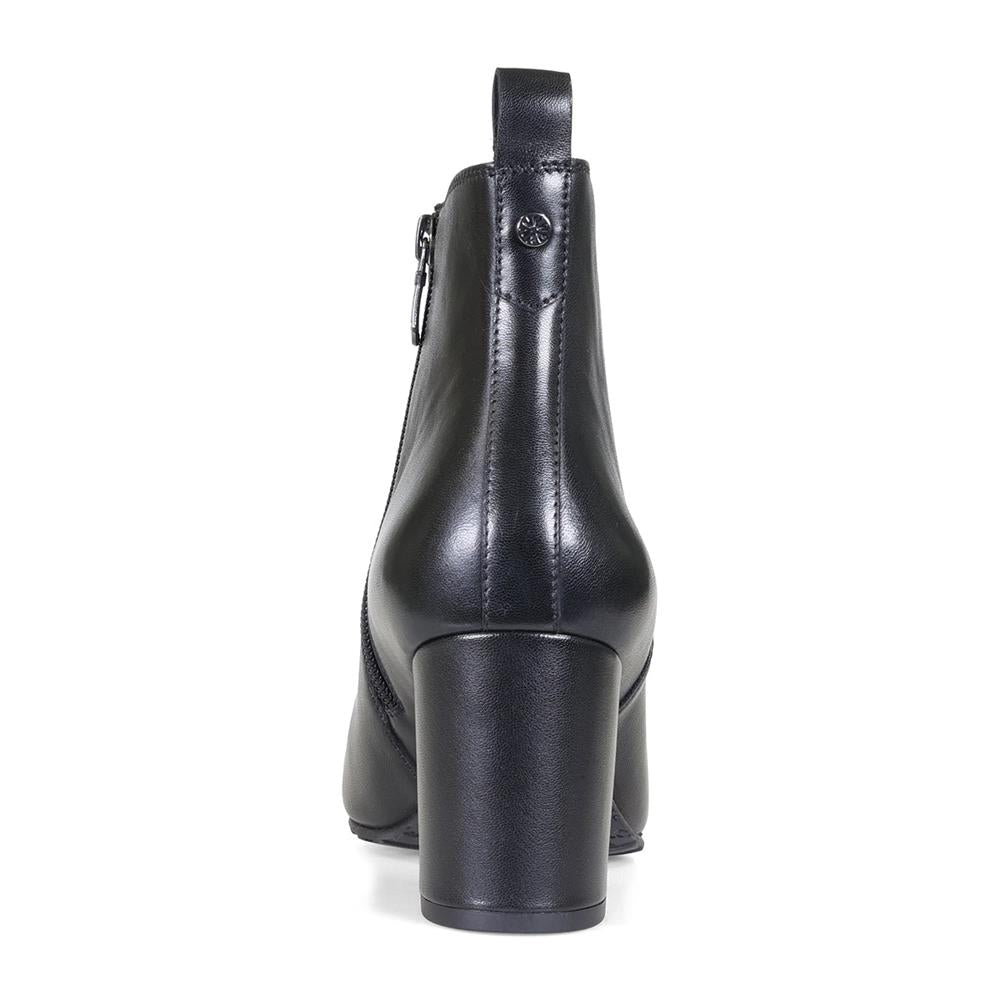 Van Dal Arabella Black Leather EE Wide Fit Ankle Boots
