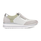 Van Dal Florian Grey Multi EE Wide Fit Suede Trainers