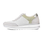 Van Dal Florian Grey Multi EE Wide Fit Suede Trainers