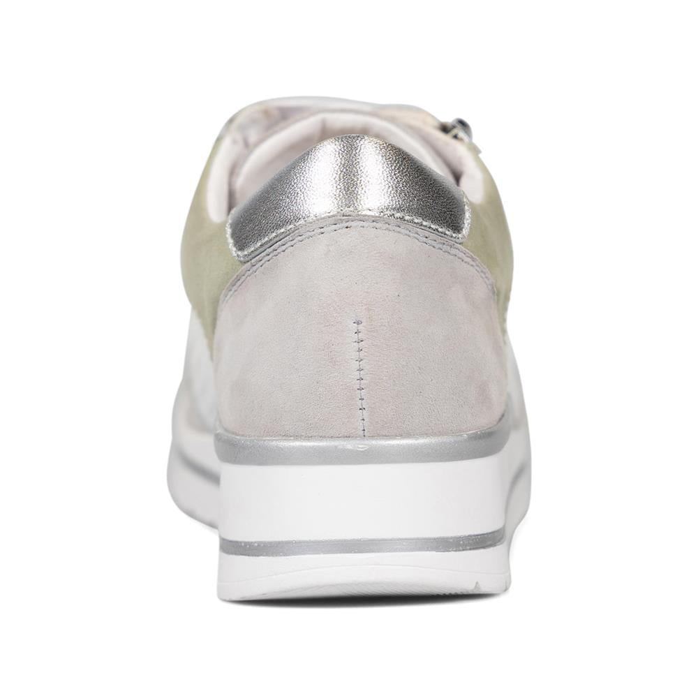 Van Dal Florian Grey Multi EE Wide Fit Suede Trainers