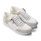 Van Dal Florian Grey Multi EE Wide Fit Suede Trainers