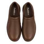 Padders Kenton Brown Leather Mens G Wide Fit Walking Shoes