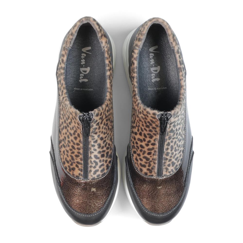 Van Dal Allerby Black Combi EE Wide Fit Slip On Shoes